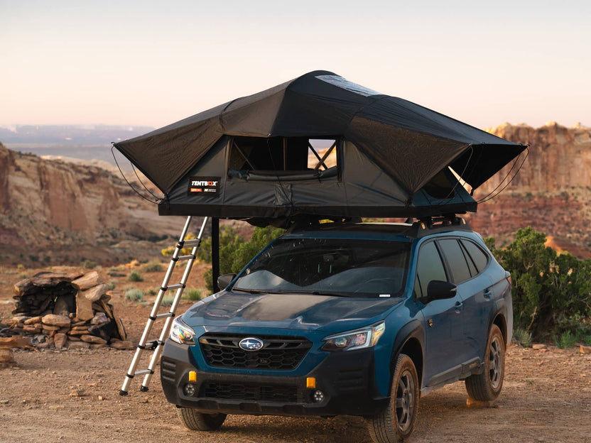 TentBox Lite XL installed on Subaru Forester in Utah
