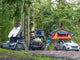 TentBox Lite, Classic and Cargo models in woodland campsite