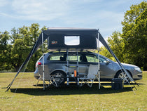 Front view of the TentBox Classic 2.0 Tunnel Awning