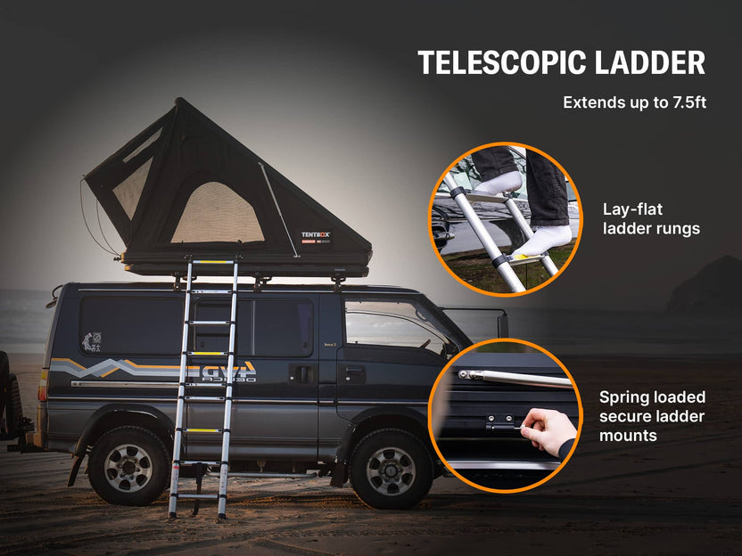 TentBox Cargo 2.0 - Telescopic ladder