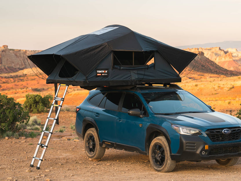 TentBox Lite XL installed on Subaru Forester in Utah
