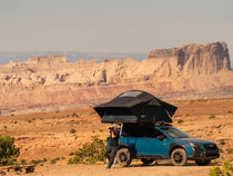 Enjoying the views of the desert with the TentBox Lite XL rooftop tent