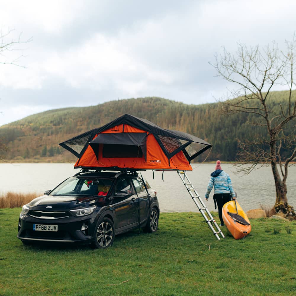 Tent box online roof